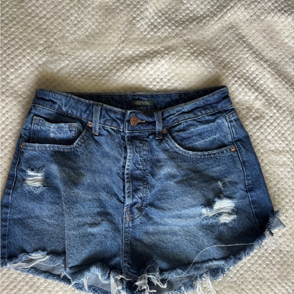 Wild Fable Light Blue Denim Shorts